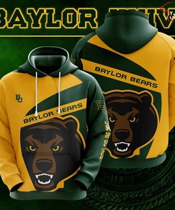 NCAA Baylor Bears 3D Hoodie for Men Women