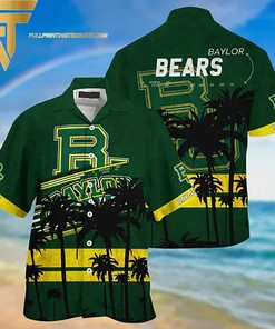 NCAA Baylor Bears Palm Tree Summer Holiday Hawaiian Shirt