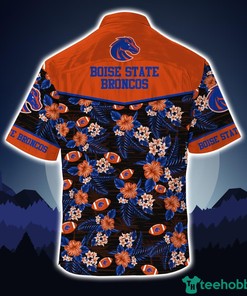 NCAA Boise State Broncos Family Football Orange Black Hawaiian Shirt