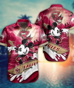 NCAA Boston College Eagles Mickey Mouse Hawaiian Shirt