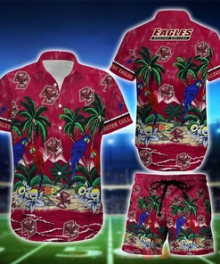 NCAA Boston College Eagles Parrot Hawaiian Shirt