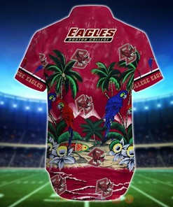 NCAA Boston College Eagles Parrot Hawaiian Shirt