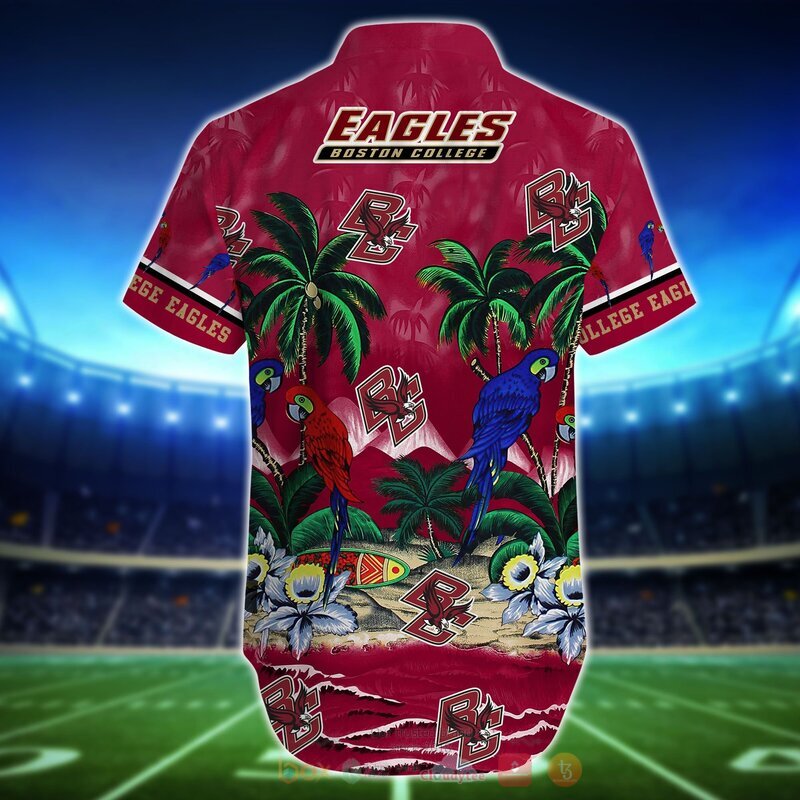 NCAA Boston College Eagles Parrot Hawaiian Shirt