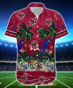 NCAA Boston College Eagles Parrot Hawaiian Shirt