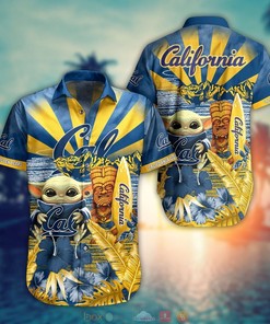 NCAA California Golden Bears Baby Yoda Hawaiian Shirt