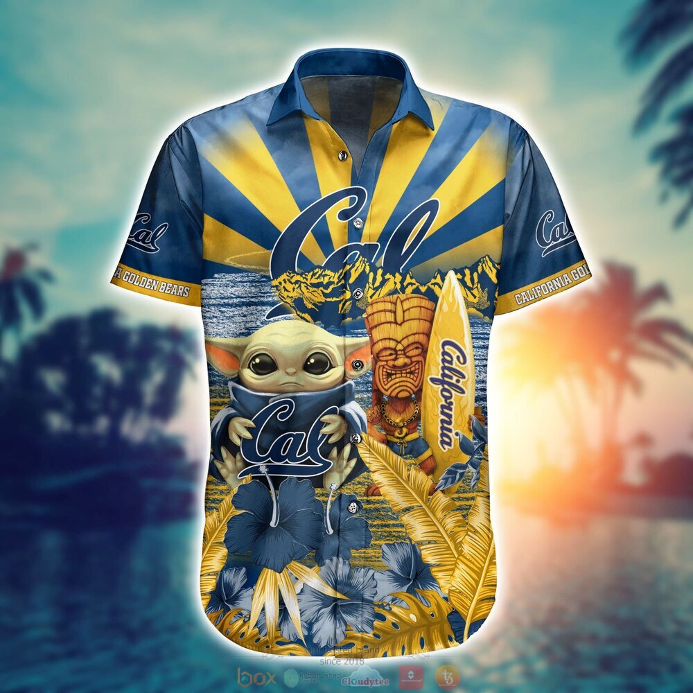 NCAA California Golden Bears Baby Yoda Hawaiian Shirt