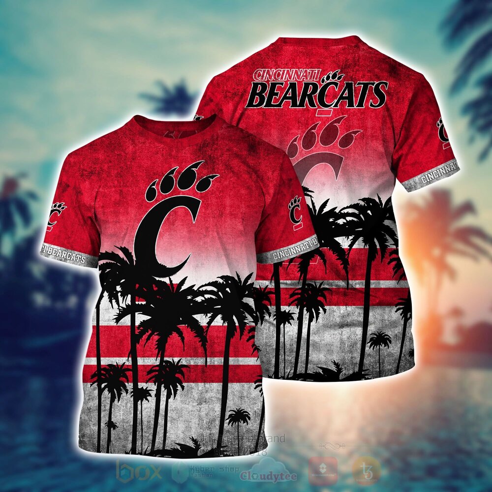 NCAA Cincinnati Bearcats Football 3D All Over Printed Hawaiian Shirt