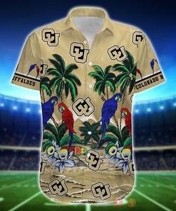 NCAA Colorado Buffaloes Parrot Hawaiian Shirt