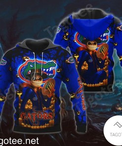 NCAA Florida Gators Jack Skellington Halloween 3D Hoodie