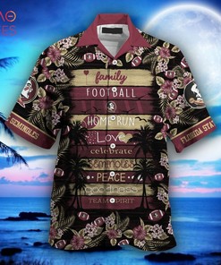 NCAA Florida State Seminoles Flowers Hawaiian Shirt