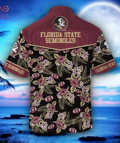 NCAA Florida State Seminoles Flowers Hawaiian Shirt