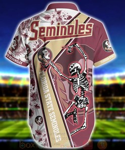 NCAA Florida State Seminoles Skeleton Aloha Shirt