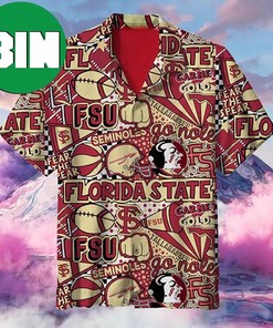 NCAA Florida State Seminoles Summer Hawaiian Shirt