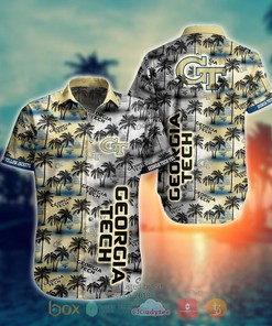 NCAA Georgia Tech Yellow Jackets Coconut Hawaiian Shirt
