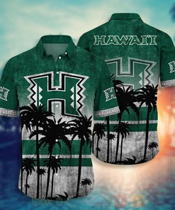 NCAA Hawaii Rainbow Warriors Football Regular Fit Hawaiian Shirt