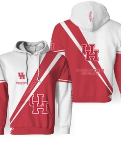 NCAA Houston Cougars Logo Sport Team 3D Printed Pullover 3D Hoodie