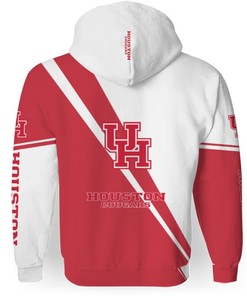 NCAA Houston Cougars Logo Sport Team 3D Printed Pullover 3D Hoodie