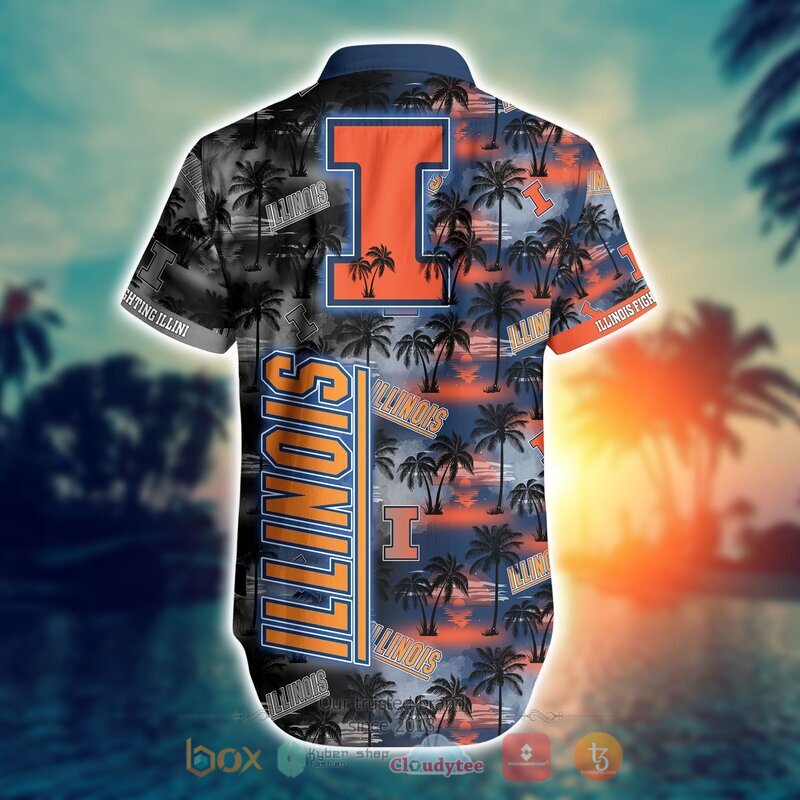 NCAA Illinois Fighting Illini Coconut Hawaiian Shirt