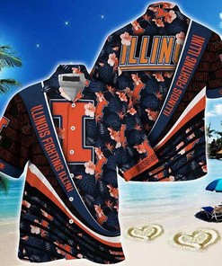 NCAA Illinois Fighting Illini Hawaiian Shirt