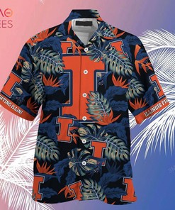 NCAA Illinois Fighting Illini Stress Blessed Hawaiian Shirt