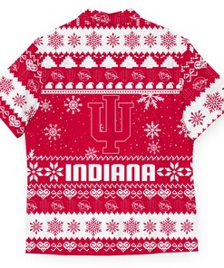 NCAA Indiana Hoosiers Baby Yoda Ugly Christmas Hawaiian Shirt