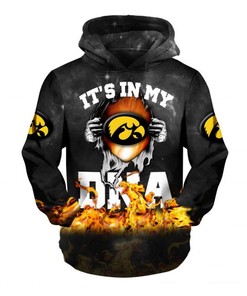 NCAA- Iowa Hawkeyes 3D Hoodie Style 05