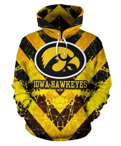 NCAA- Iowa Hawkeyes 3D Hoodie Style 10
