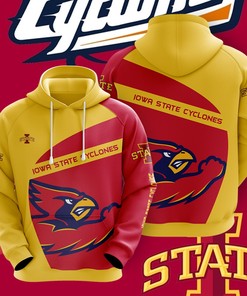 NCAA Iowa State Cyclones 3D Printed Hoodie/Zipper Hoodie