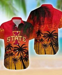 NCAA Iowa State Cyclones Coconut Tree Hawaiian Shirt Outfit