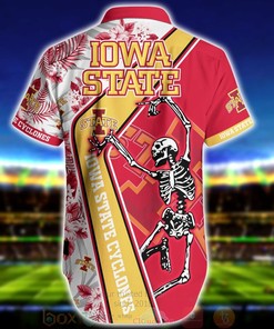 NCAA Iowa State Cyclones Skeleton Aloha Shirt