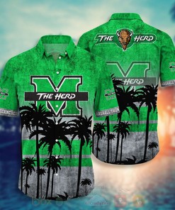 NCAA Marshall Thundering Herd Football 3D All Over Printed Hawaiian Shirt