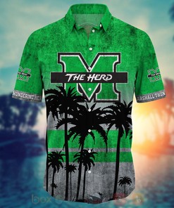 NCAA Marshall Thundering Herd Football 3D All Over Printed Hawaiian Shirt