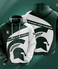 NCAA Michigan State Spartans 3D Hoodie for Men Women