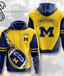 NCAA Michigan Wolverines 3D Full Printing Shirt Style 11