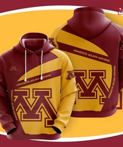 NCAA Minnesota Golden Gophers 3D Hoodie for Men Women