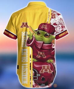 NCAA Minnesota Golden Gophers Baby Yoda Hawaiian Shirt