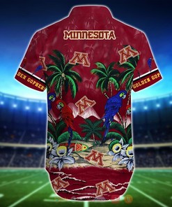 NCAA Minnesota Golden Gophers Parrot Hawaiian Shirt
