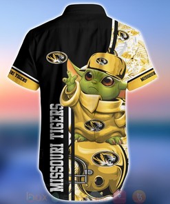 NCAA Missouri Tigers Baby Yoda Hawaiian Shirt