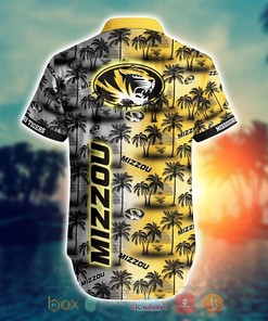 NCAA Missouri Tigers Coconut Tree Gold Hawaiian Shirt