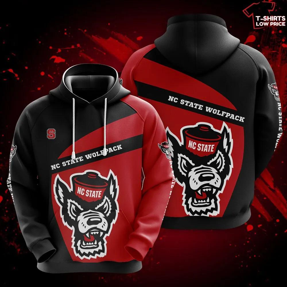 NCAA Nc State Wolfpack 3D Hoodie for Men Women