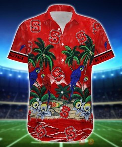NCAA Nc State Wolfpack Parrot Hawaiian Shirt