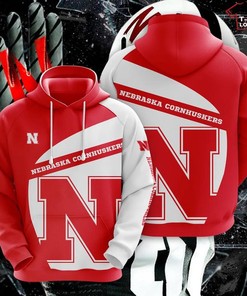 NCAA Nebraska Cornhuskers 3D Hoodie for Men Women