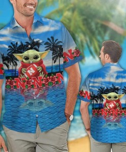 NCAA Nebraska Cornhuskers Baby Yoda Hawaiian Shirt Ver 1