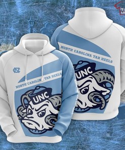 NCAA North Carolina Tar Heels 3D Hoodie for Men Women
