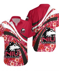 NCAA Northern Illinois Huskies Special Red Hawaiian Shirt