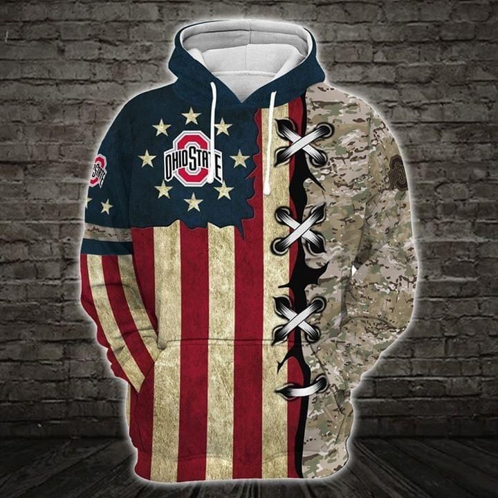 NCAA- Ohio State Buckeyes 3D Hoodie Style 01