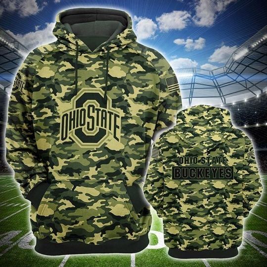 NCAA- Ohio State Buckeyes 3D Hoodie Style 04
