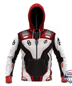 NCAA Oklahoma Sooners Avengers Endgame 3D All Over Print Hoodie