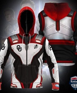 NCAA Oklahoma Sooners Avengers Endgame 3D All Over Print Hoodie