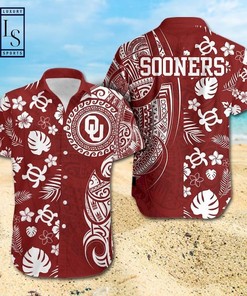 NCAA Oklahoma Sooners Samoan Print Hawaiian Shirt